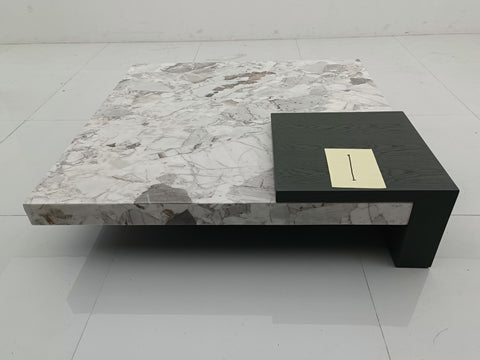 Glass Marble Coffee Table