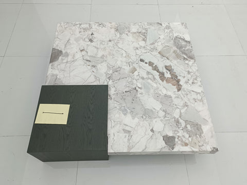 Glass Marble Coffee Table