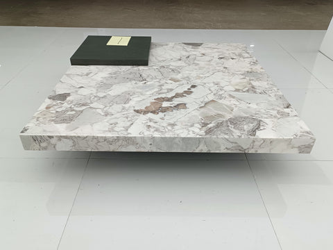 Glass Marble Coffee Table