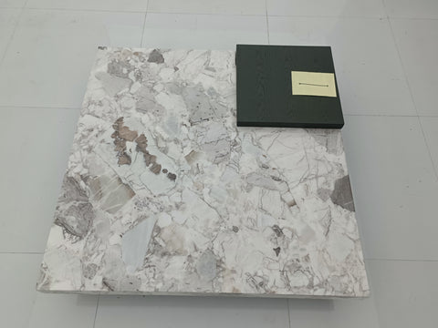 Glass Marble Coffee Table