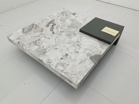 Glass Marble Coffee Table