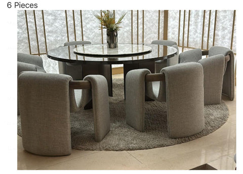 Dining table+6 chairs