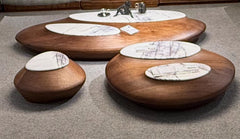 Pebble coffee table combination